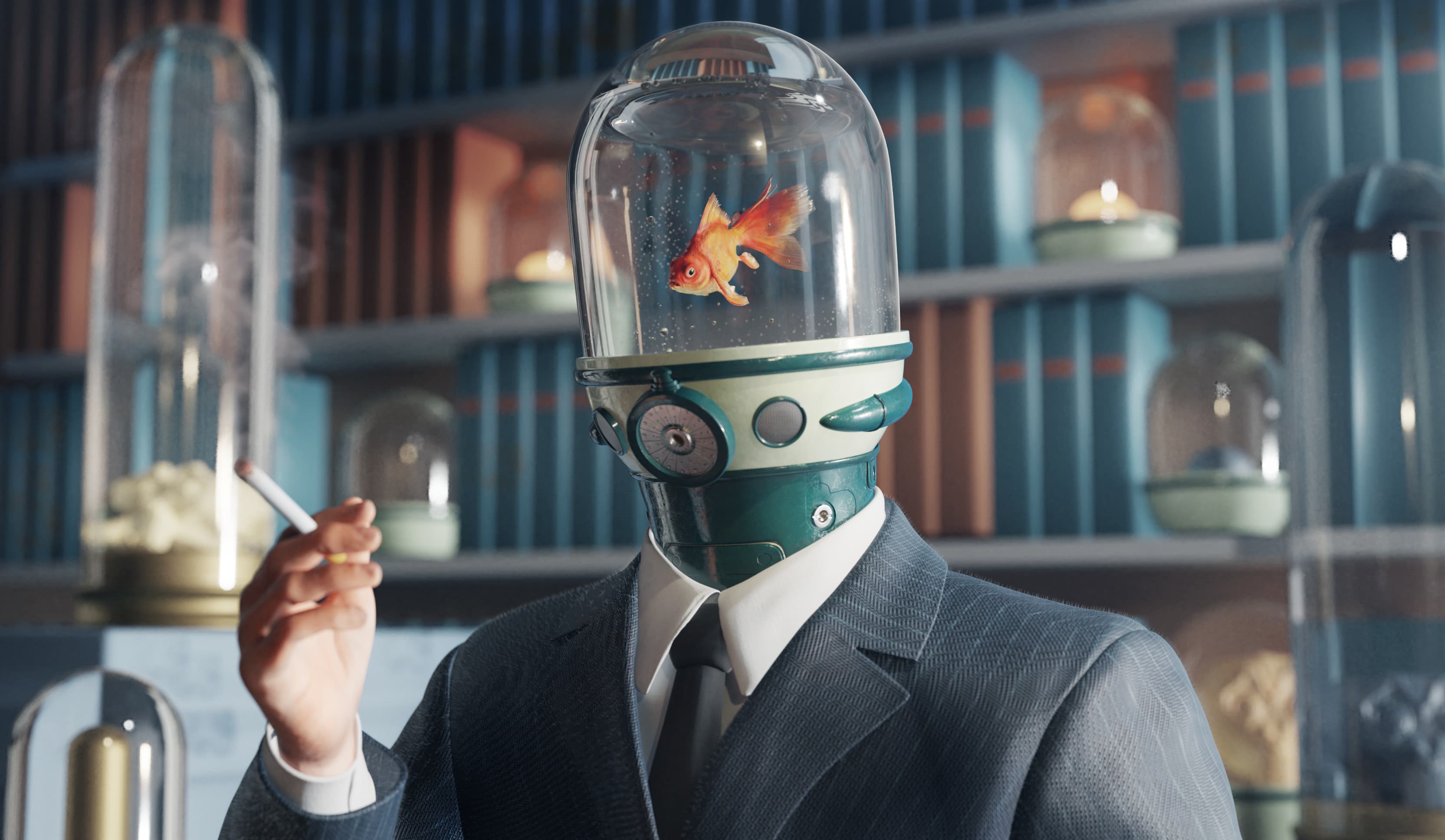 Stylized character