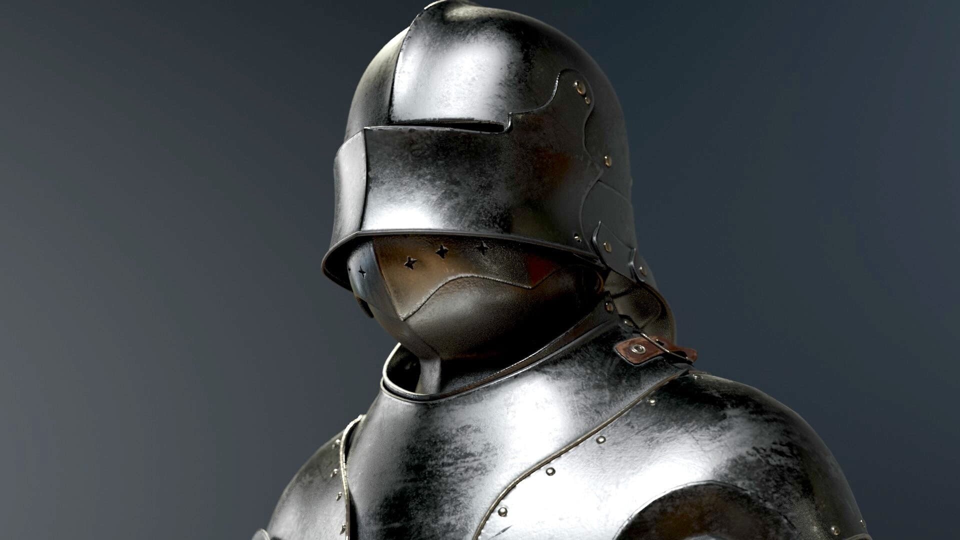 Medieval soldier armor